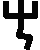 ah: figure with raised hands and bent knees; joy, awe, worship, life ah: figure with raised hands and bent knees