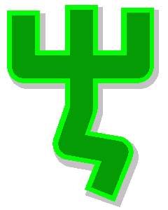 ah: figure with raised hands and bent knees